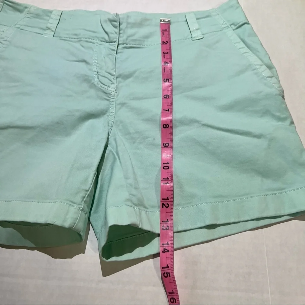 Vineyard Vines Mint Green Shorts Womens Size 4 Chino Stretch Preppy Style